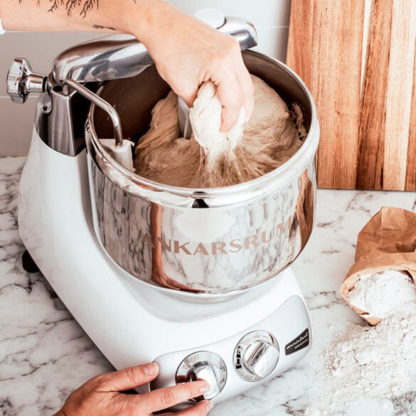 It is easier to check the condition of the dough